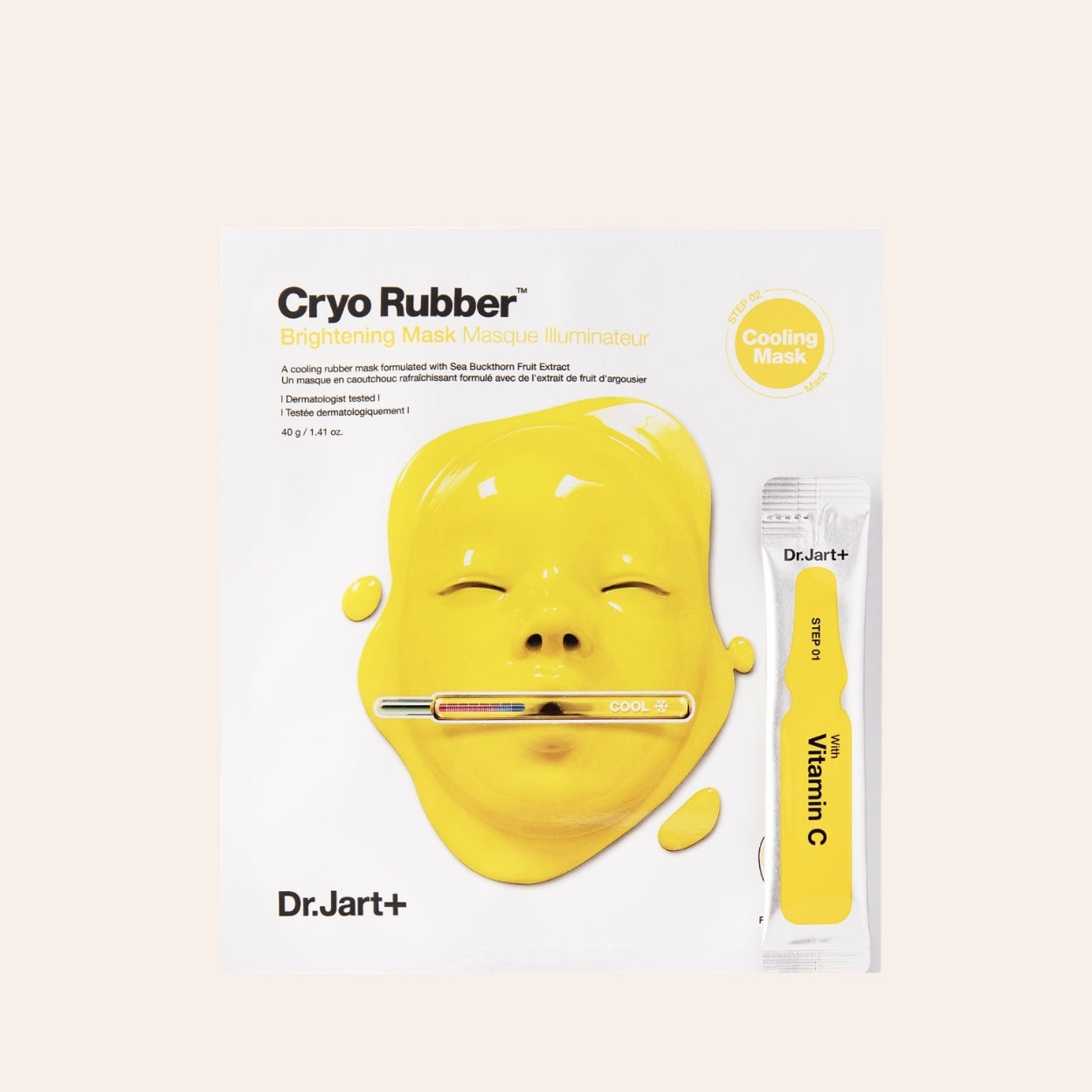 Dr. Jart+ Cryo Rubber rozjasňujúca maska 40 ml