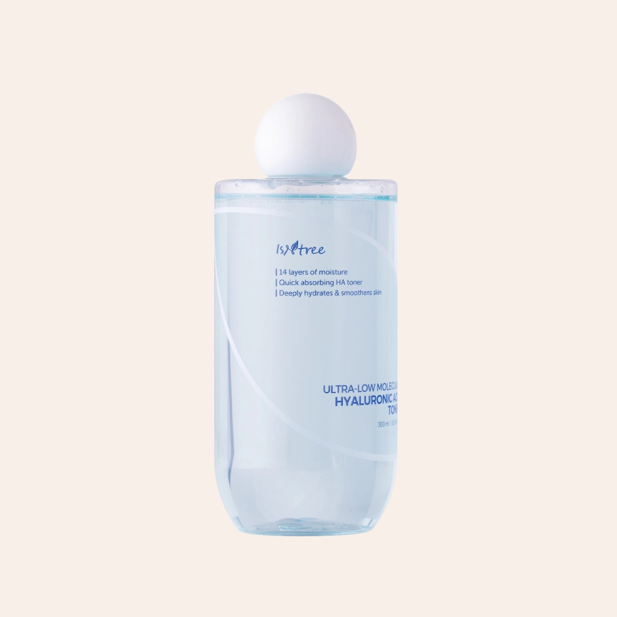 Isntree Ultra-Nízkohmotnostný kyselina hyalurónová toner 300 ml