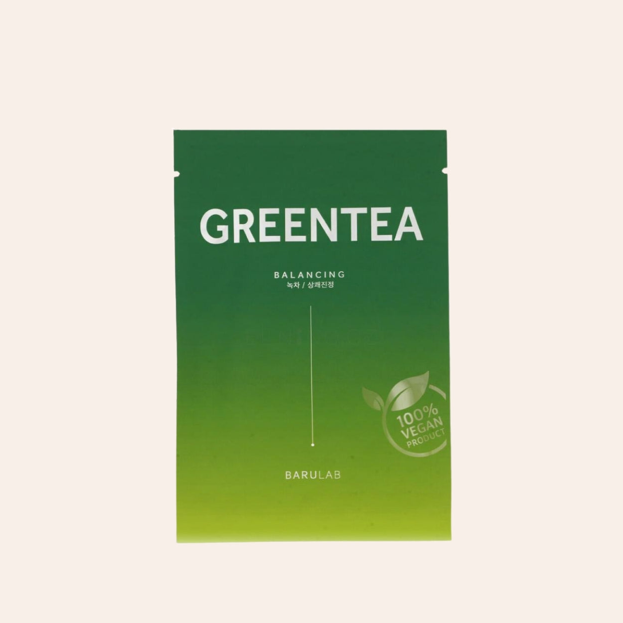 Barulab Green Tea Vyrovnávacia pleťová maska 23 ml