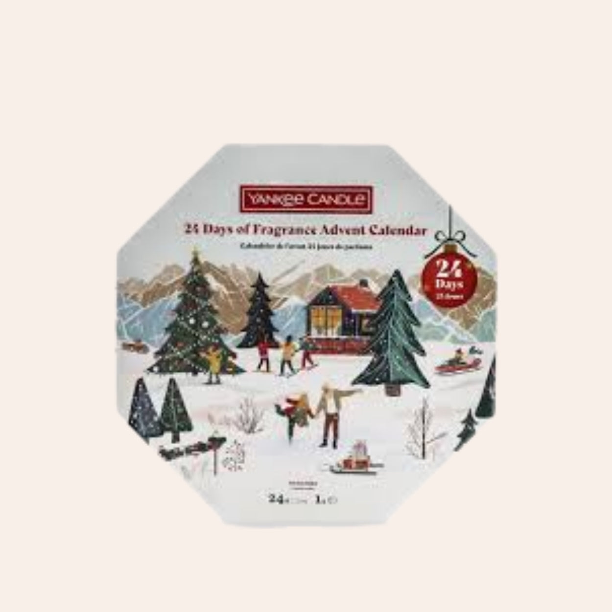 Yankee Candle 24 dní vôní adventný kalendár 9,8 ml