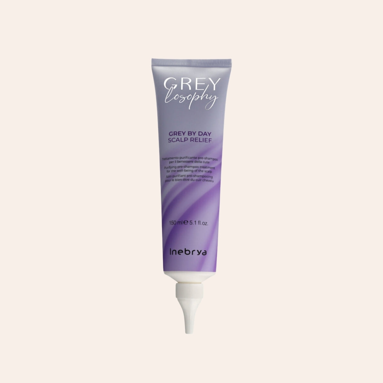 Inebrya GREYlosophy Grey By Day Uvoľnenie pokožky hlavy 150 ml