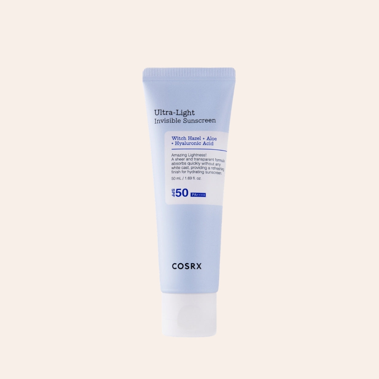 COSRX Ultra-Light Neviditeľný opaľovací krém 50 ml