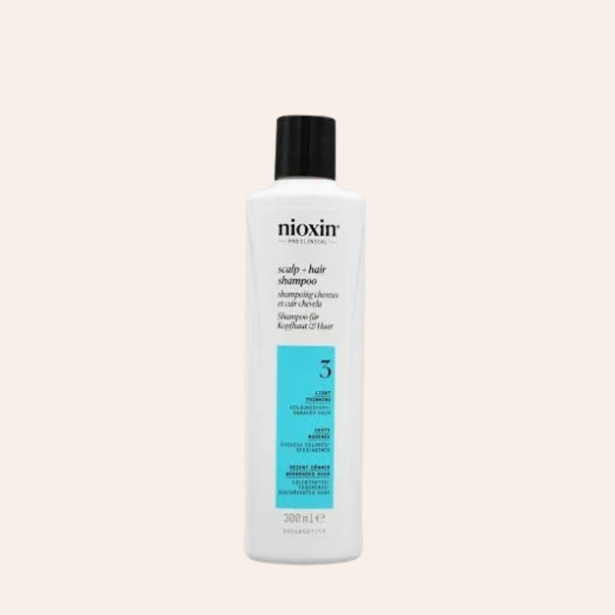 Nioxin System 3 šampón na pokožku hlavy a vlasy 300 ml