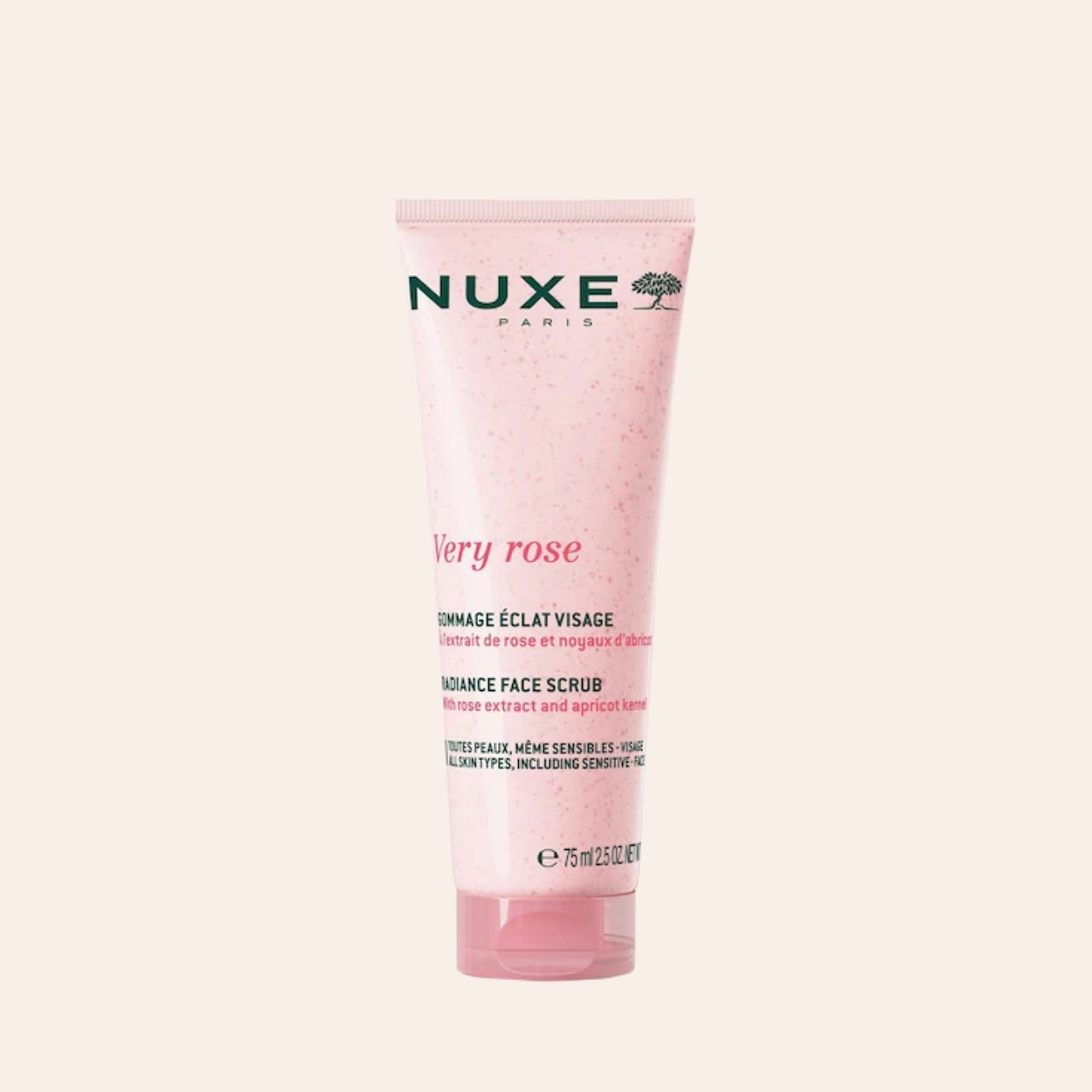 NUXE Very Rose Rozjasňujúci pleťový peeling 75 ml