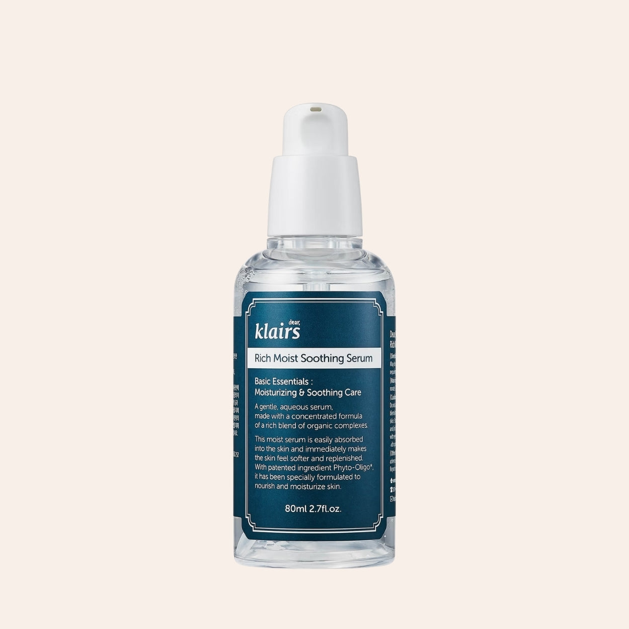 Dear, Klairs Rich Moist Upokojujúce sérum 80 ml