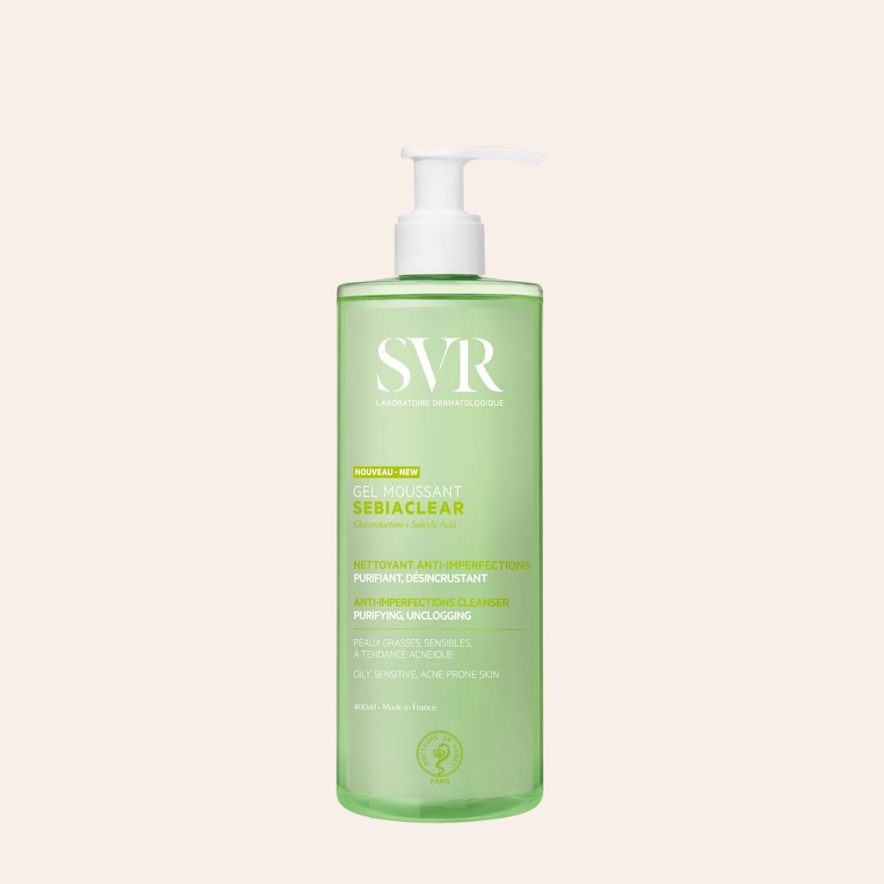 SVR Sebiaclear Gél ​​Moussant 400 ml