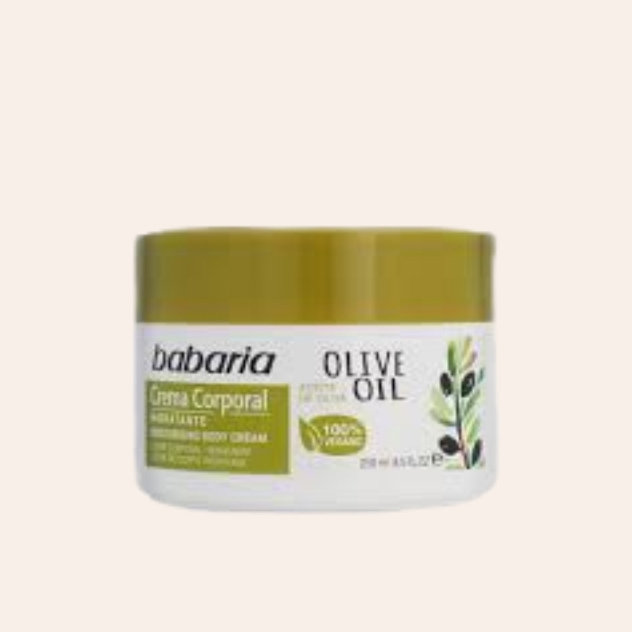 Babaria Olive Oil Hydratačný telový krém 250 ml