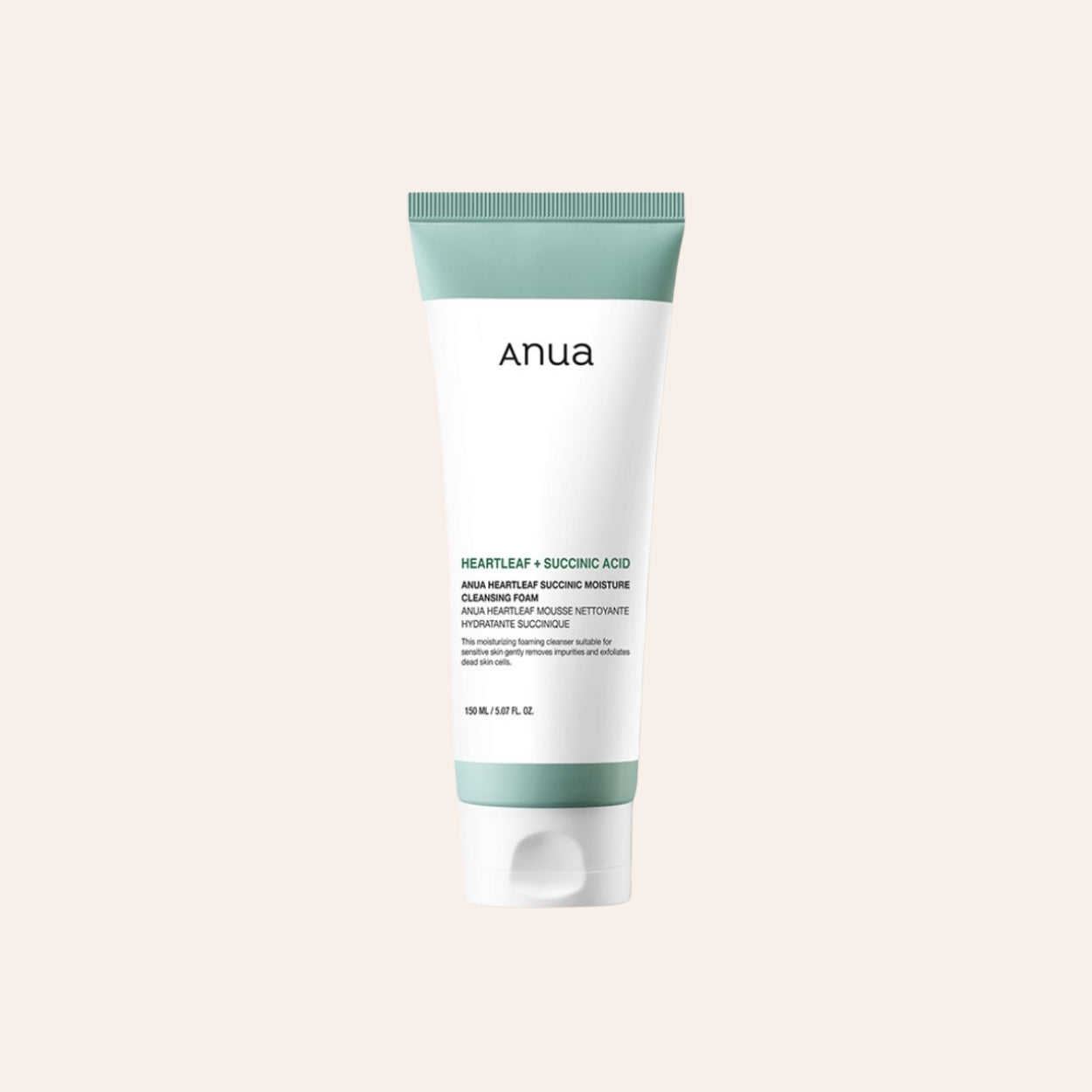 Anua Heartleaf Succinic Moisture čistiaca pena 150 ml