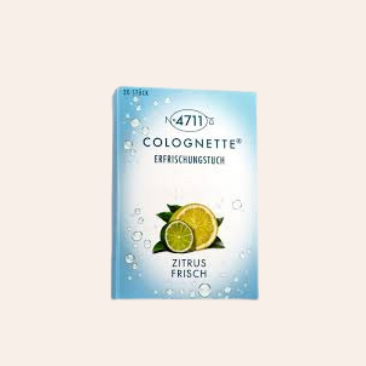 4711 Colognette Osviežujúce citrónové obrúsky 20 ml