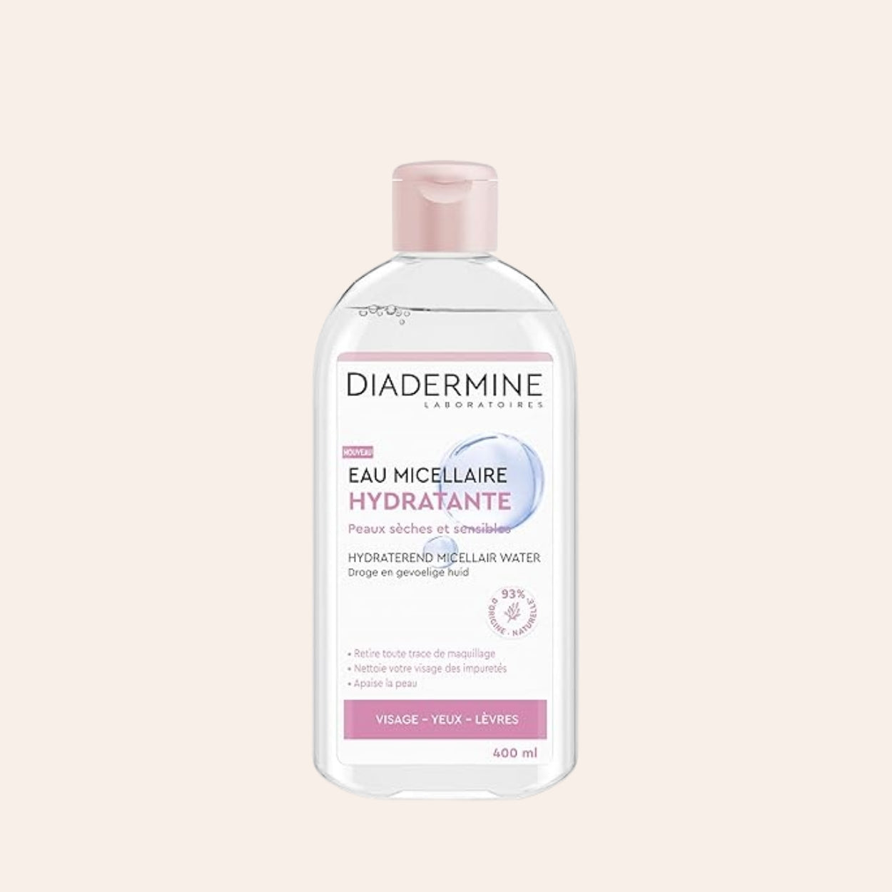 Diadermine Ošetrujúca micelárna voda 400 ml
