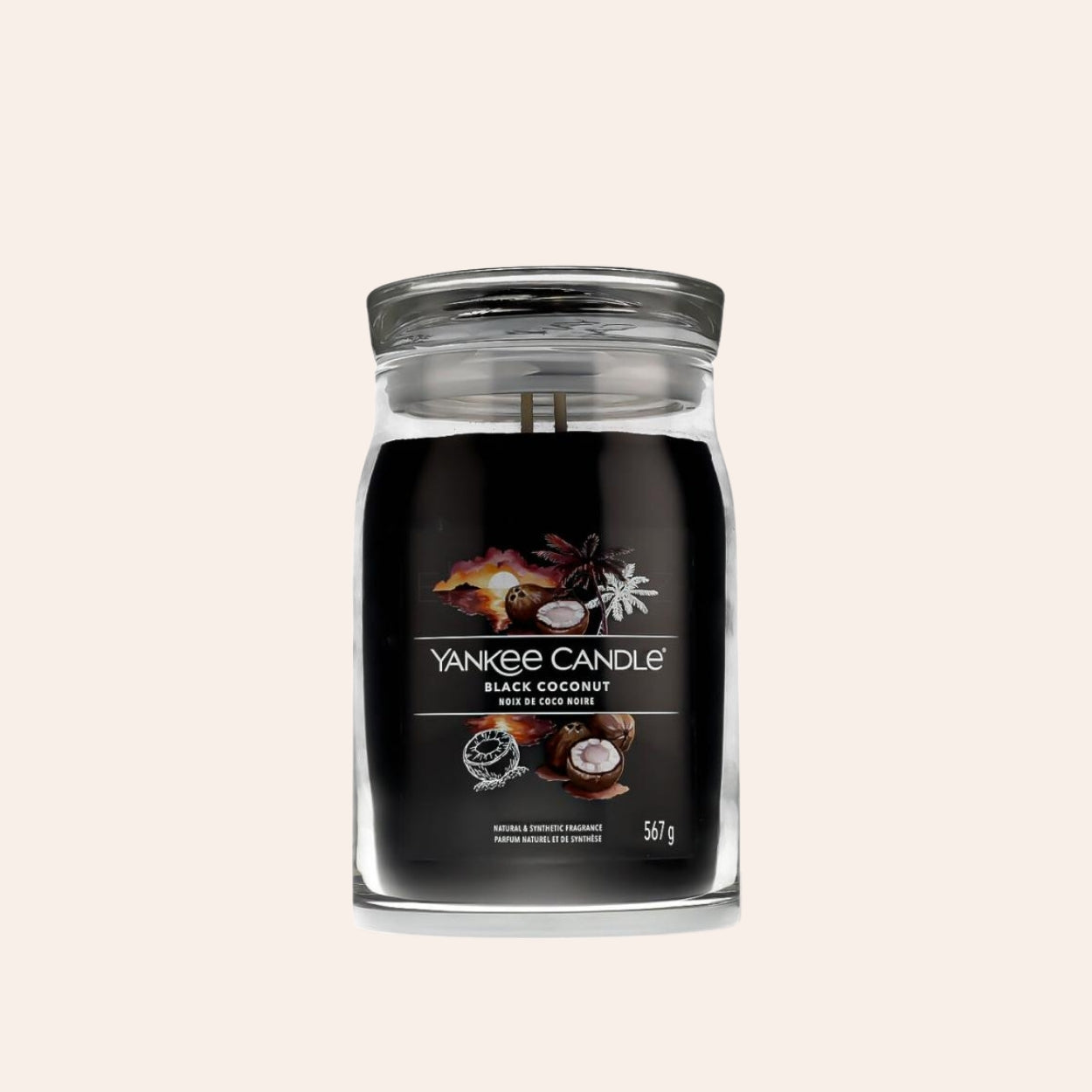 Yankee Candle Signature Čierny kokos 567 ml