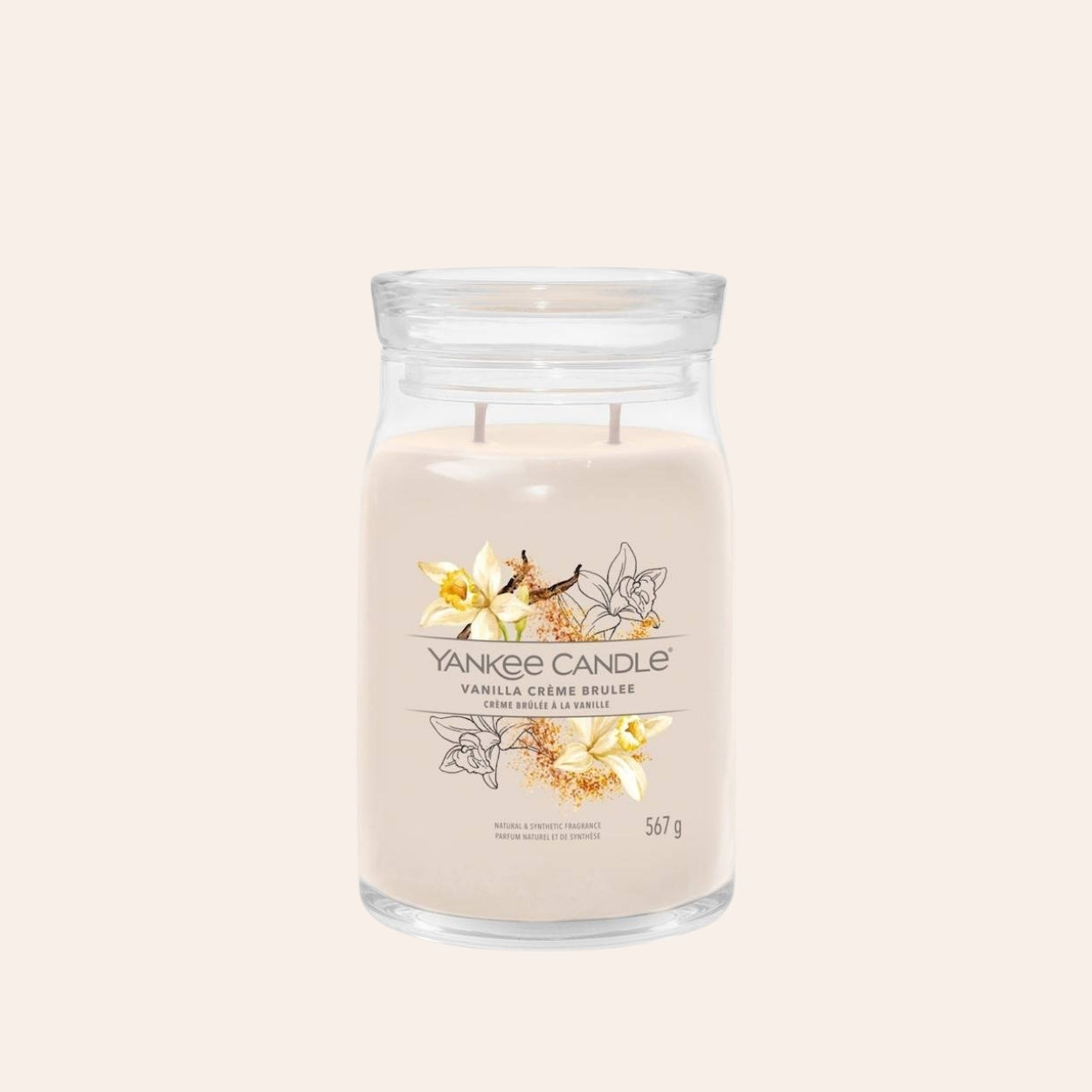 Yankee Candle Signature Vanilkový crème brûlée 567 ml