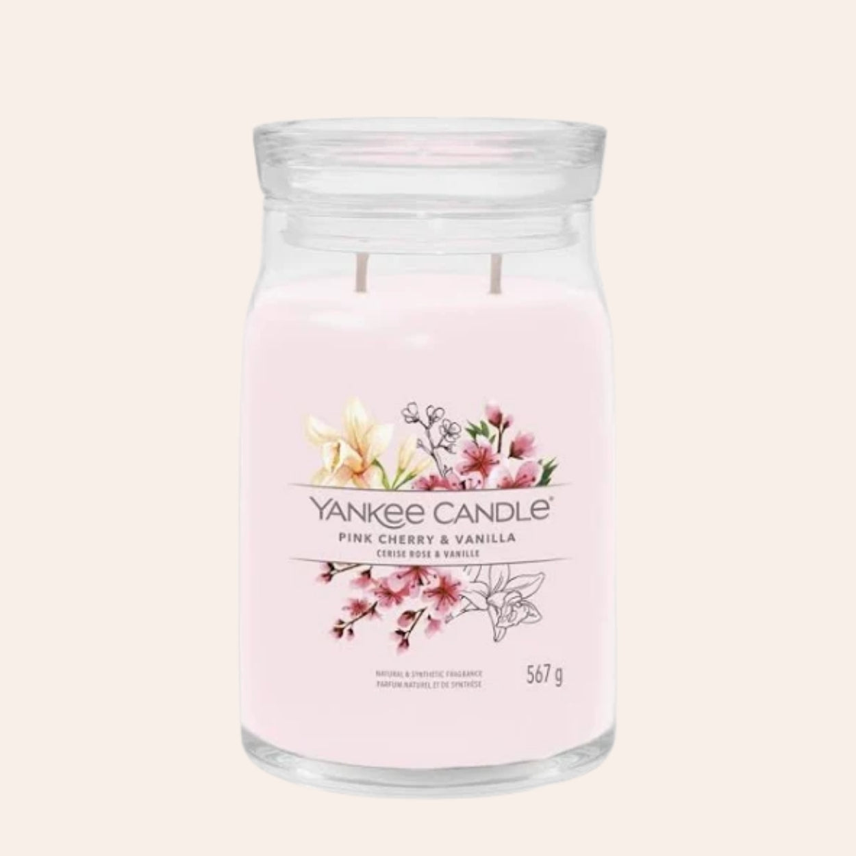 Yankee Candle Signature Pink Cherry &amp; Vanilla 567 ml