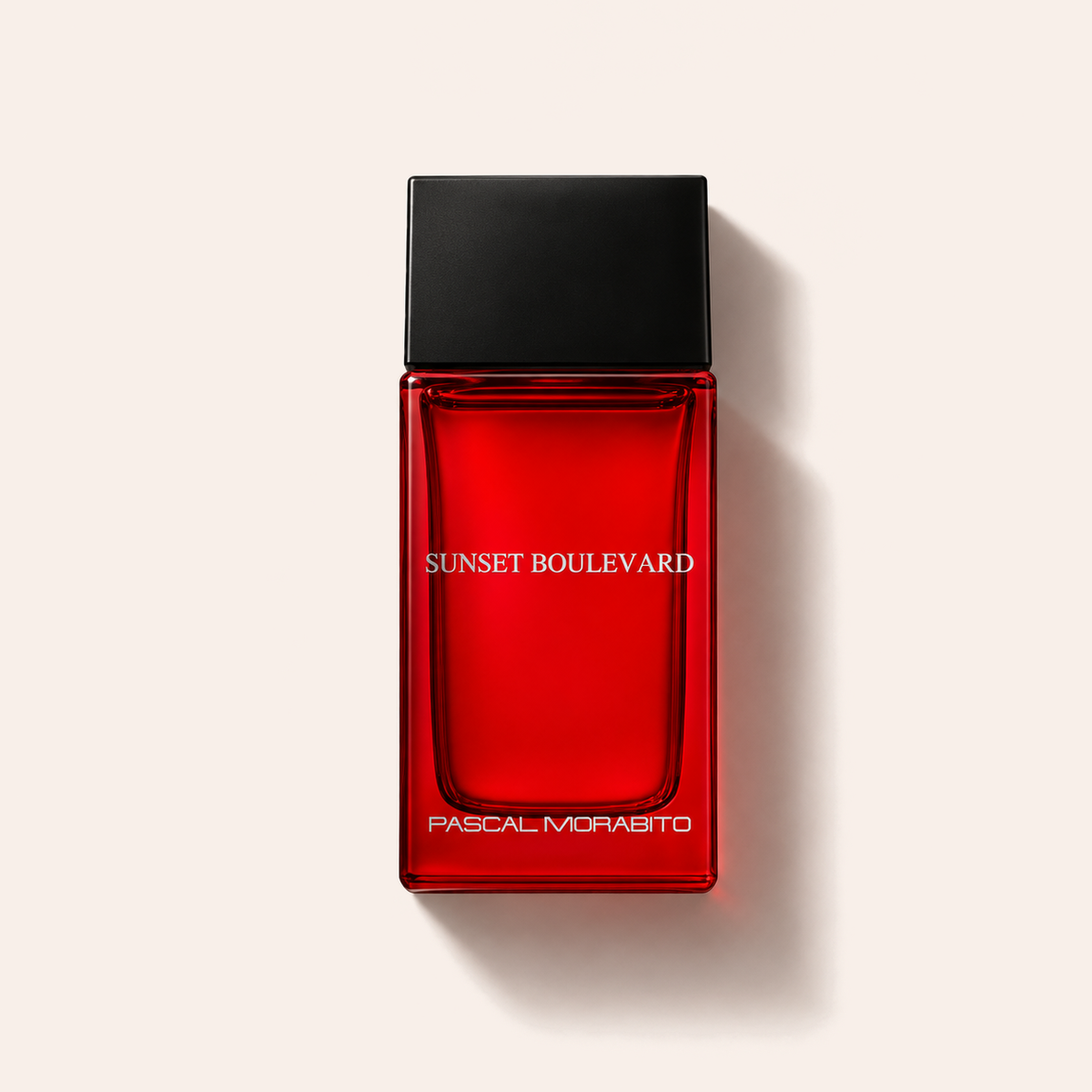 Pascal Morabito Sunset Boulevard EDT 100 ml, červený flakon s černým uzávěrem – MrRizz