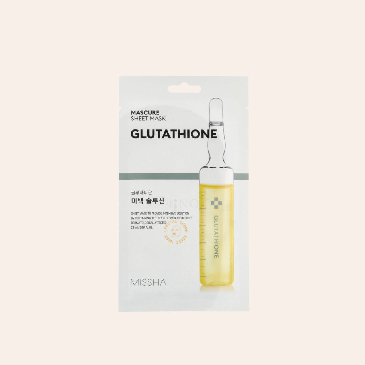 Missha Glutathione Pleťová maska 28 ml
