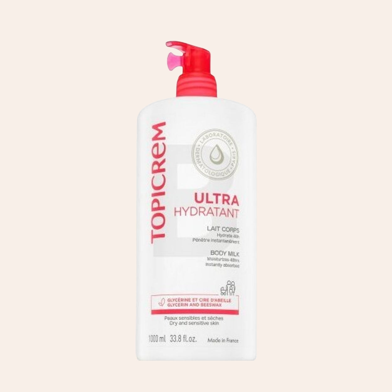 Topicrem Ultra hydratačné telové mlieko 1000 ml