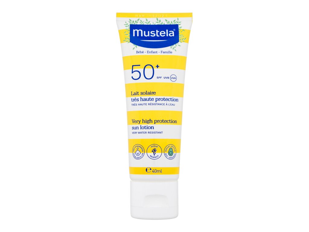Mustela Bébé Family Veľmi vysoká ochrana opaľovací krém 40 ml