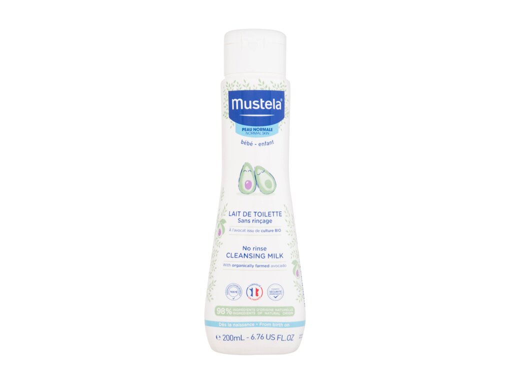 Mustela Bébé Čistiace mlieko bez oplachovania 200 ml