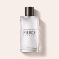 Flakon Abercrombie & Fitch Fierce EDC 200 ml na béžovém pozadí – MrRizz