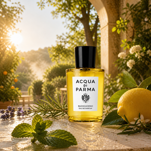 Acqua di Parma Buongiorno v ranní citrusové zahradě – MrRizz