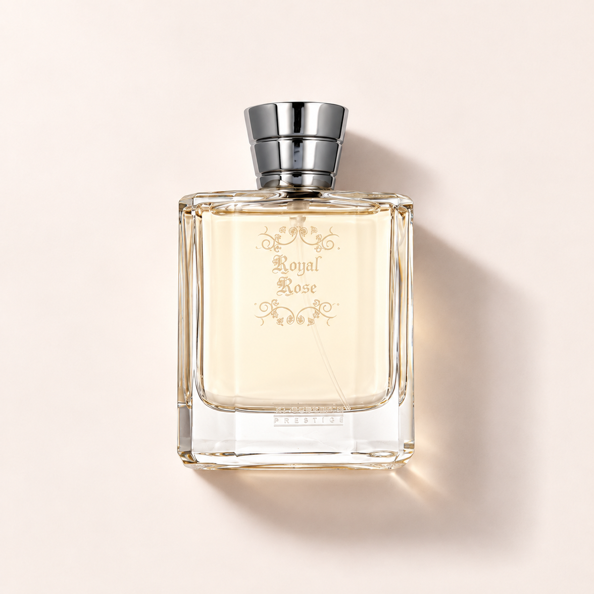 Flakon parfémované vody Al Haramain Royal Rose 100 ml na světlém pozadí – MrRizz
