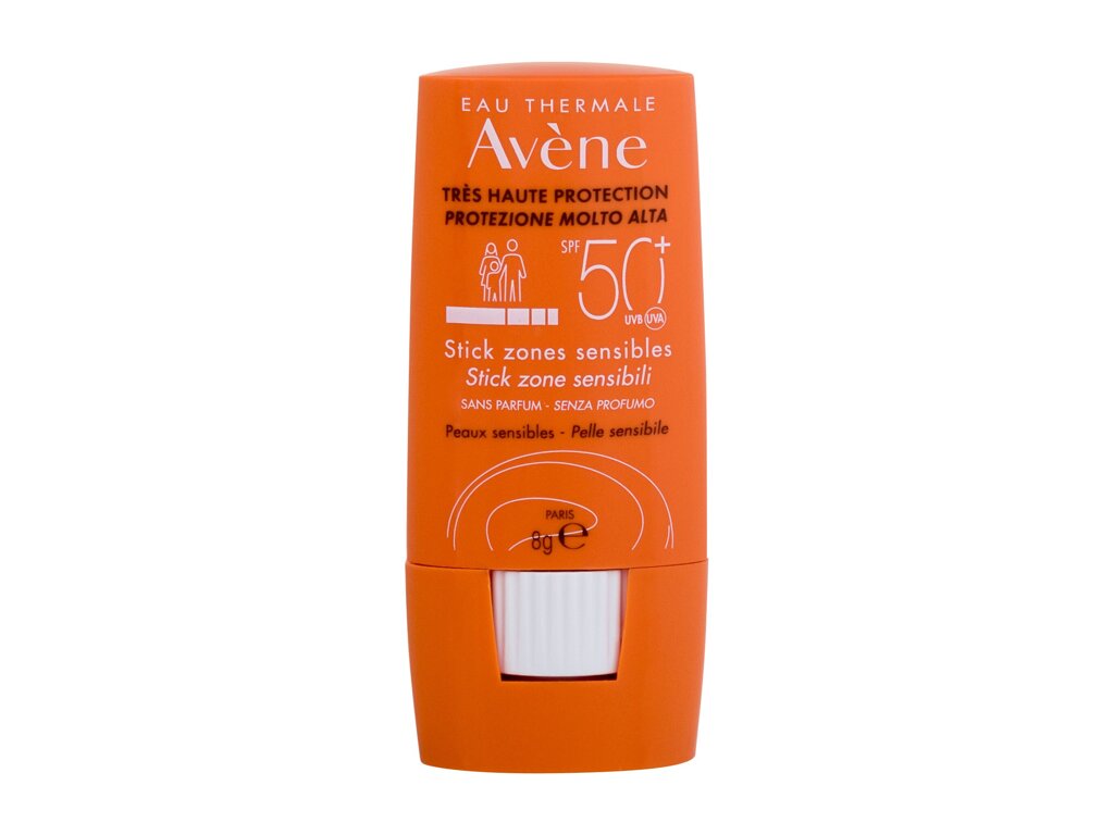 Avene Stick Zones Sensibles SPF 50+ 8 ml - 8ml - Opalovací přípravek na tělo
