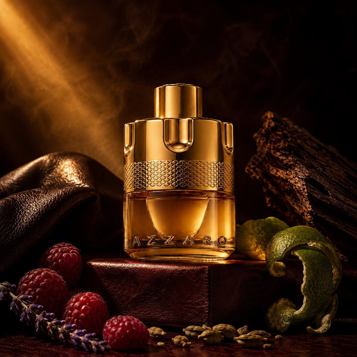 Azzaro Forever Wanted Elixir – temné zátiší s malinou, kardamomem, kůží a vetiverem