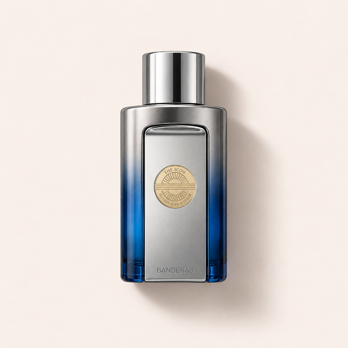Flakon parfémované vody Banderas The Icon Elixir 100 ml na světlém pozadí – MrRizz