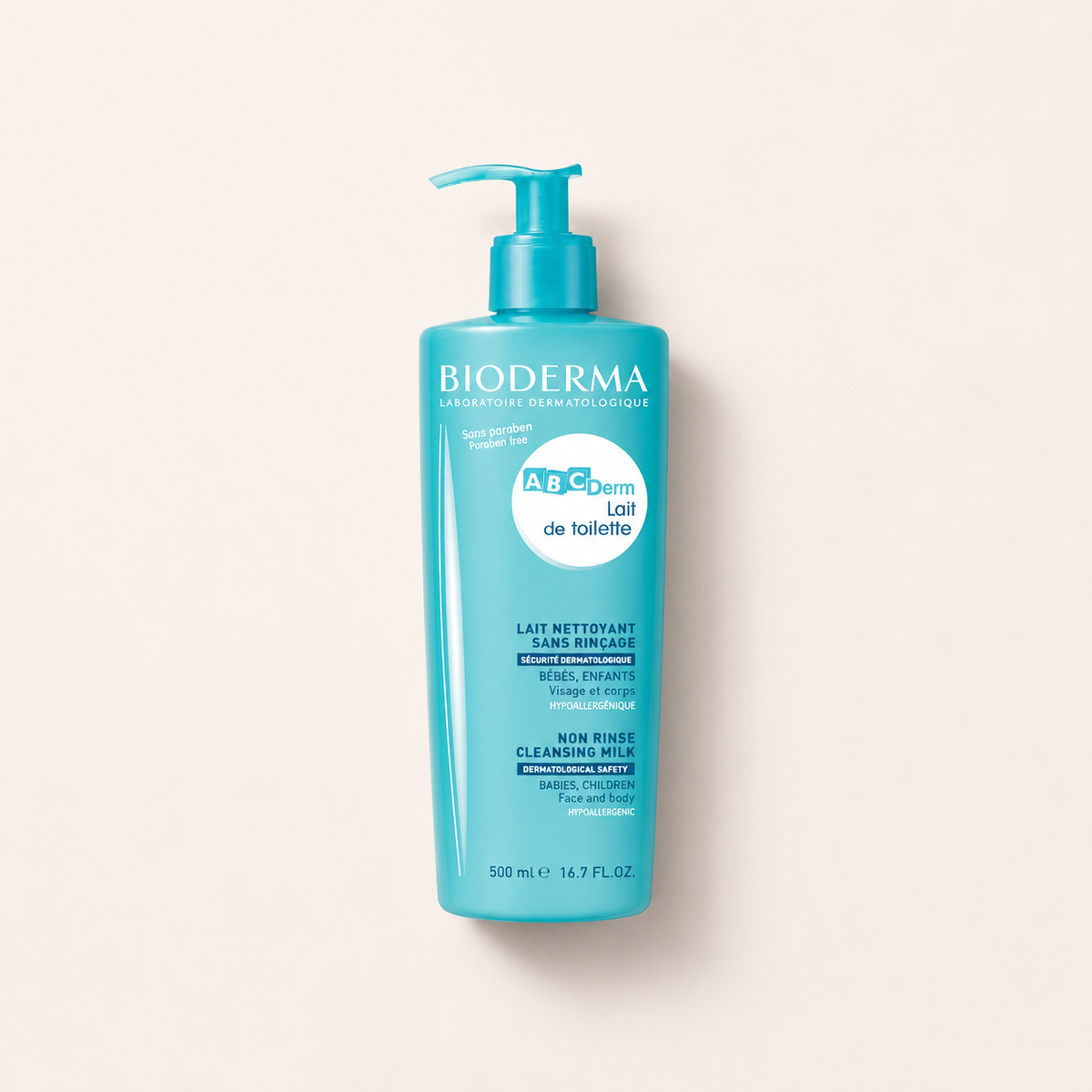 BIODERMA ABCDerm Non Rinse Cleansing Milk 500 ml – čisticí mléko – MrRizz