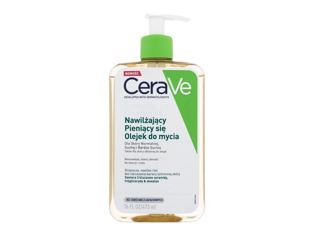 CeraVe Facial Cleansers Hydrating Foaming Oil Cleanser 473 ml - 473ml - Čisticí olej