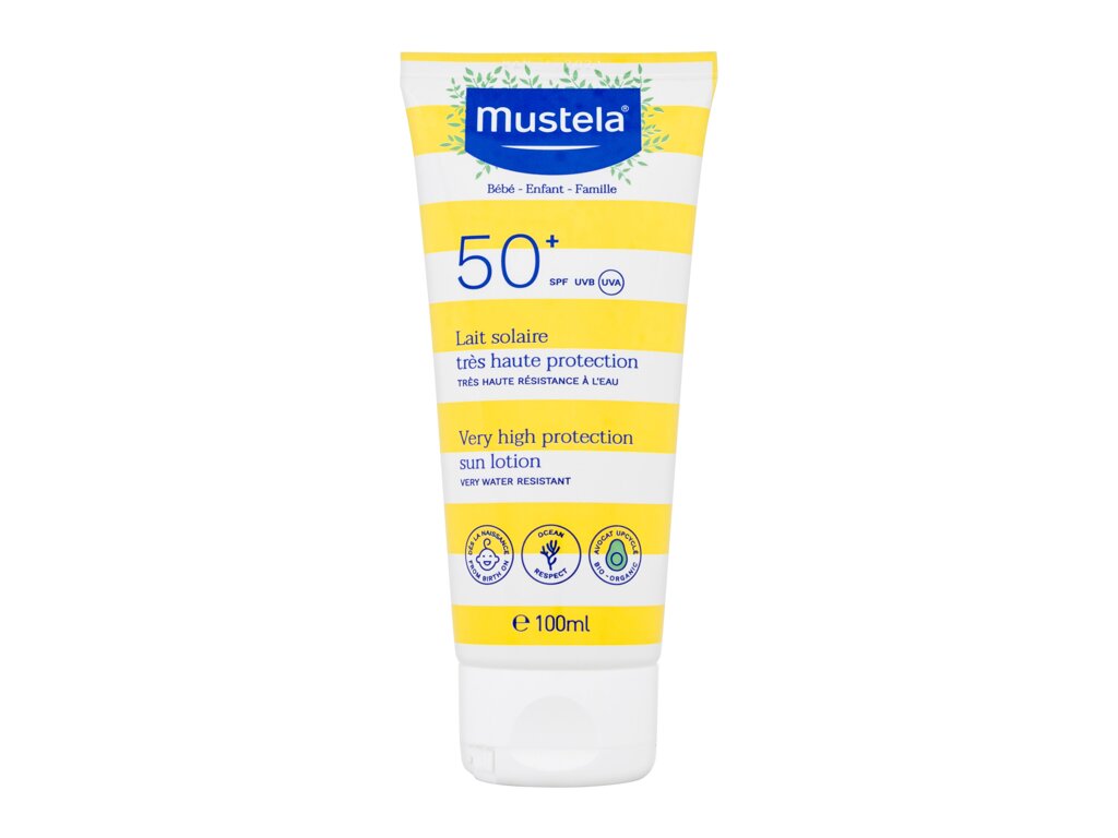 Mustela Bébé Family Veľmi vysoká ochrana opaľovací krém 100 ml