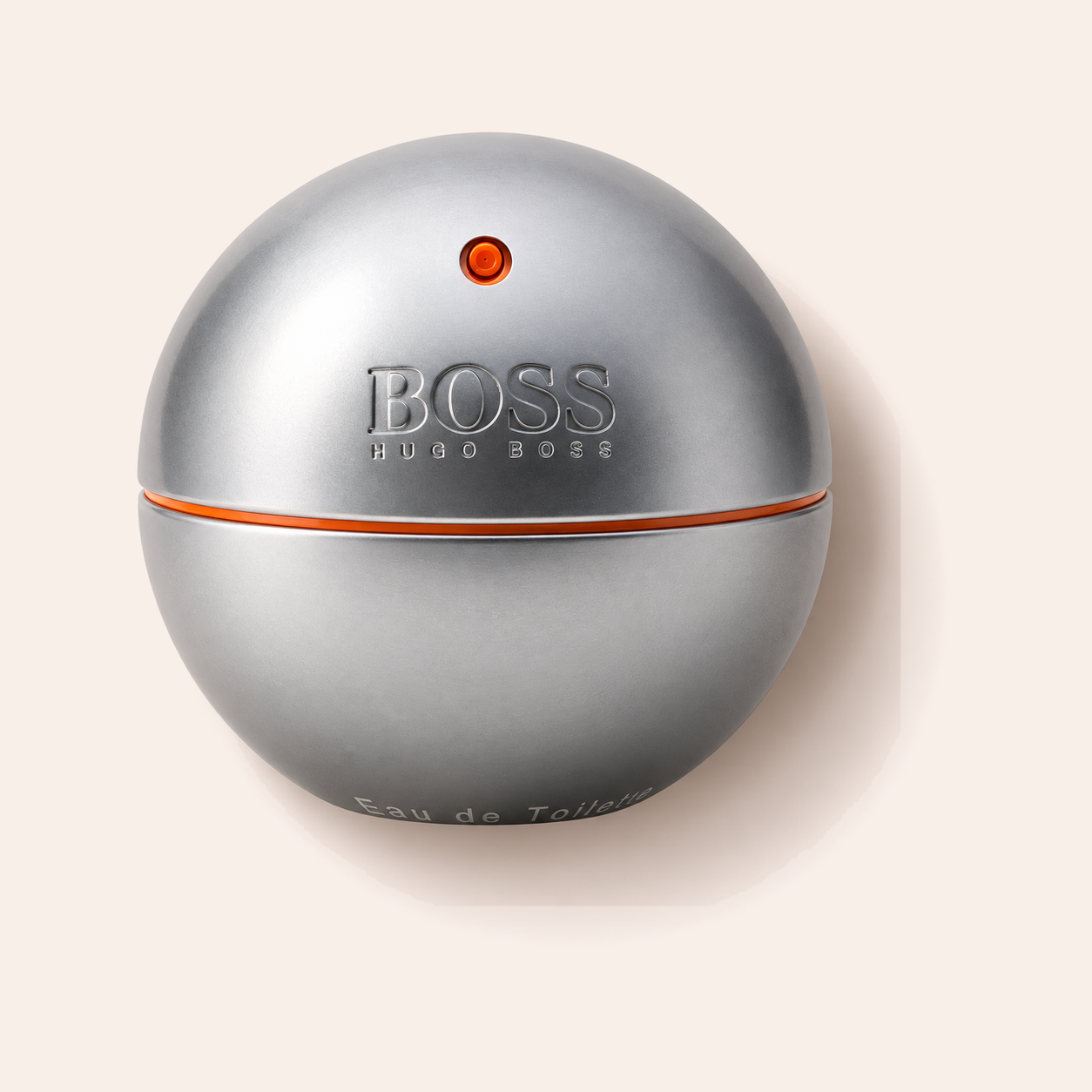 HUGO BOSS Boss in Motion EDT 100 ml na jemně růžovém pozadí – MrRizz