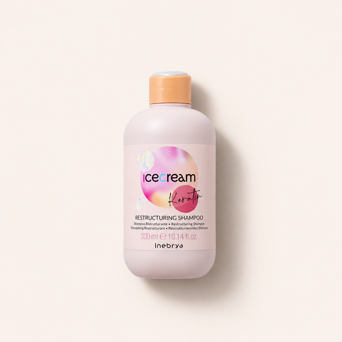 Inebrya Ice Cream Keratin Restructuring Shampoo 300 ml – šampon – MrRizz