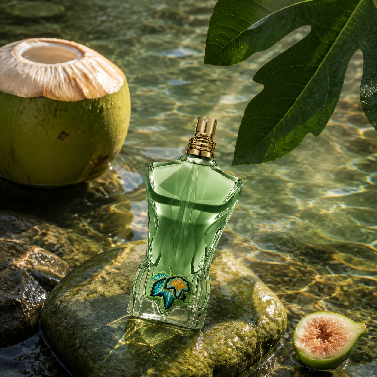 Jean Paul Gaultier Le Beau Paradise Garden – letní lagunové zátiší s kokosem a fíkem – MrRizz