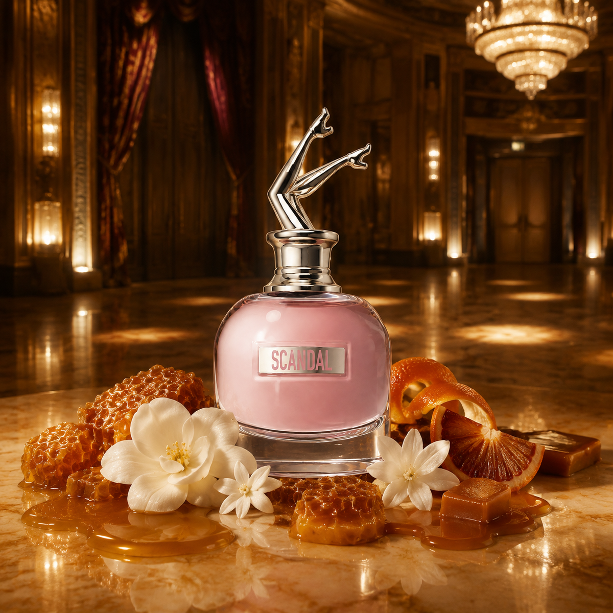 Jean Paul Gaultier Scandal EDP pour Femme – medové zátiší s gardénií, jasmínem a karamelem – MrRizz