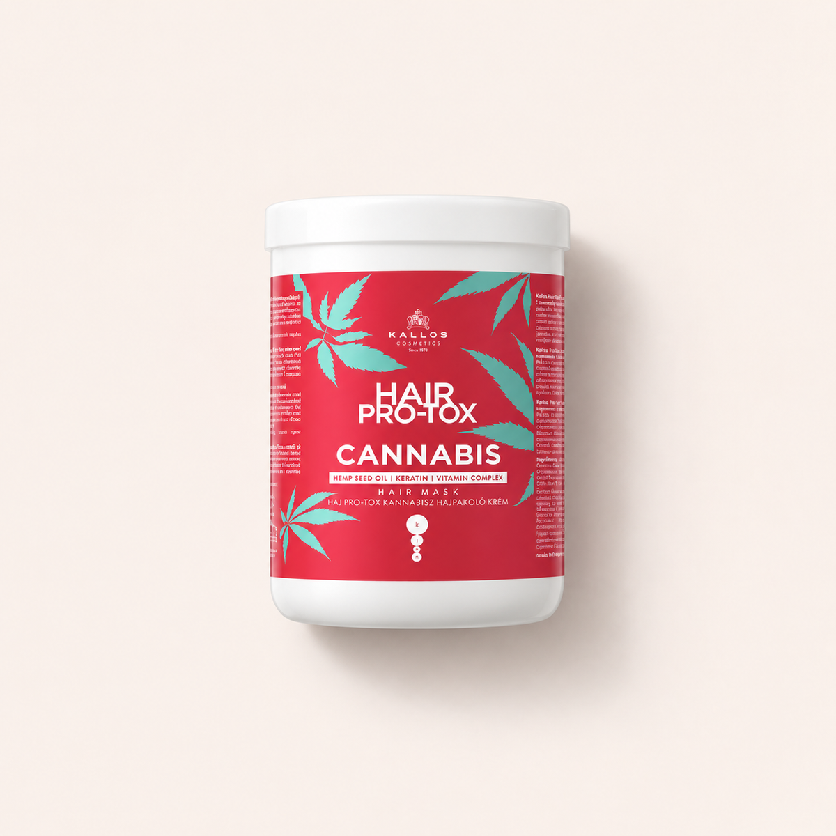 Kallos Cosmetics Hair Pro-Tox Cannabis 1000 ml – maska na vlasy – MrRizz