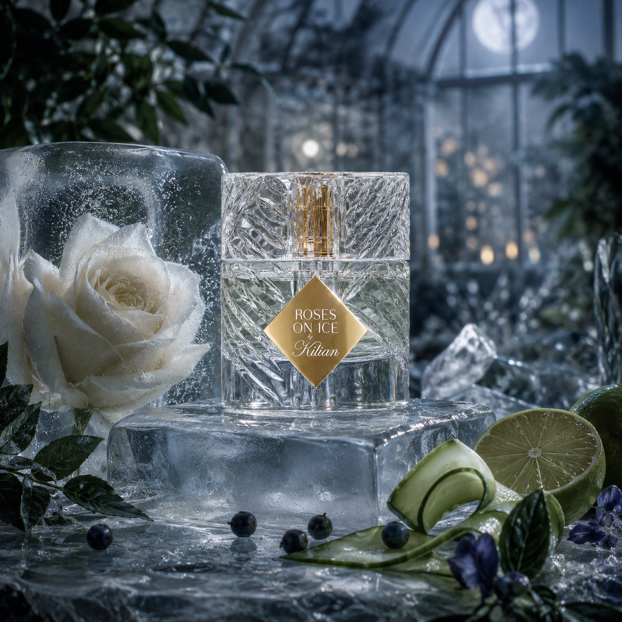 Kilian Roses on Ice v ledové botanické kompozici – MrRizz