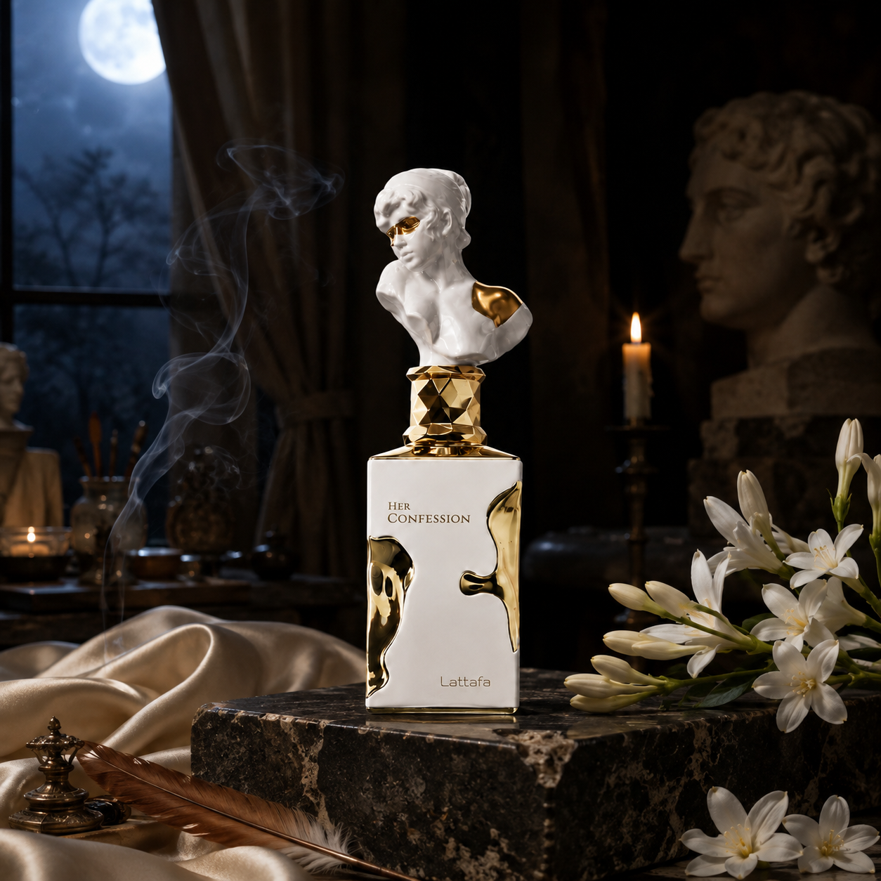 Lattafa Her Confession v měsíčním sochařském ateliéru – MrRizz