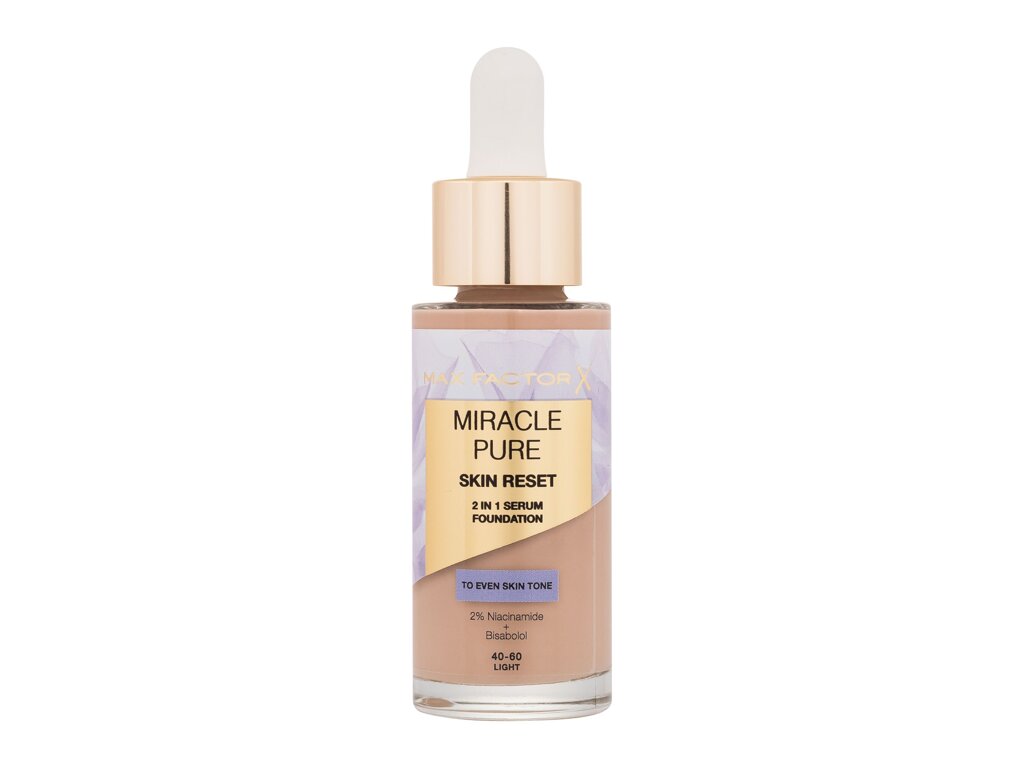 Max Factor Miracle Pure Skin Reset 2in1 Serum Foundation 30 ml - 30ml - Makeup