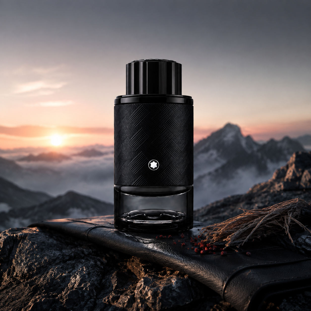 Montblanc Explorer Extreme – horské svítání s grapefruitem, růžovým pepřem a vetiverem