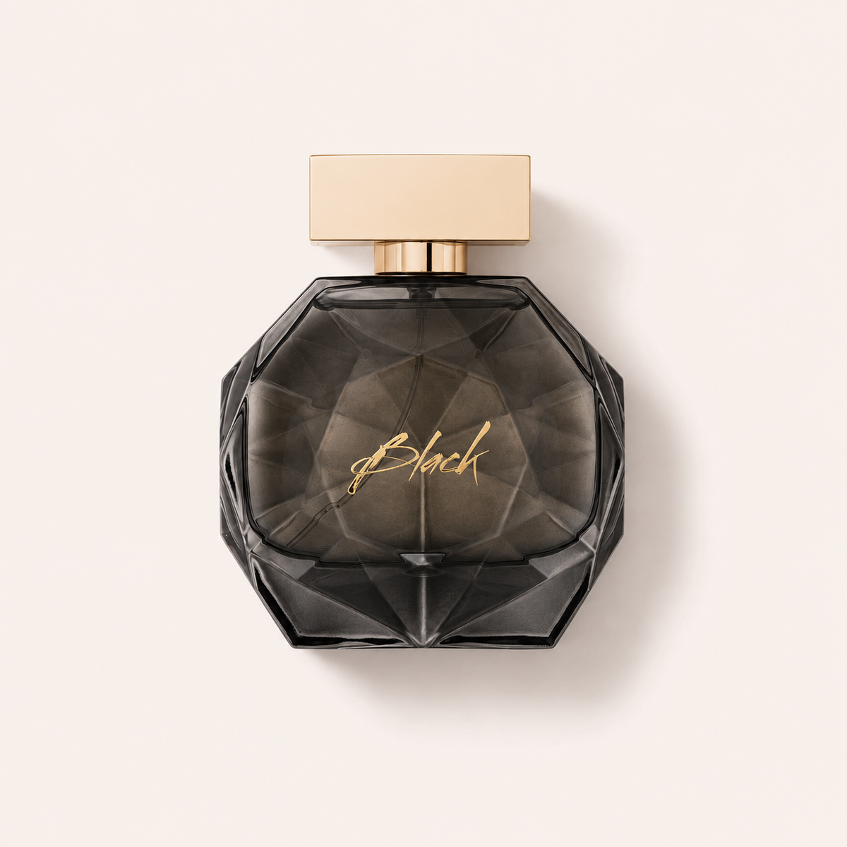 Morgan Black EDP 100 ml, tmavý broušený flakon parfémované vody se zlatým víčkem – MrRizz