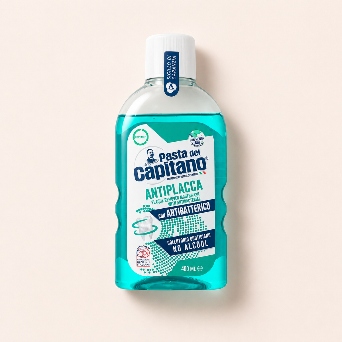 Pasta Del Capitano Plaque Remover Ústní voda 400 ml – MrRizz