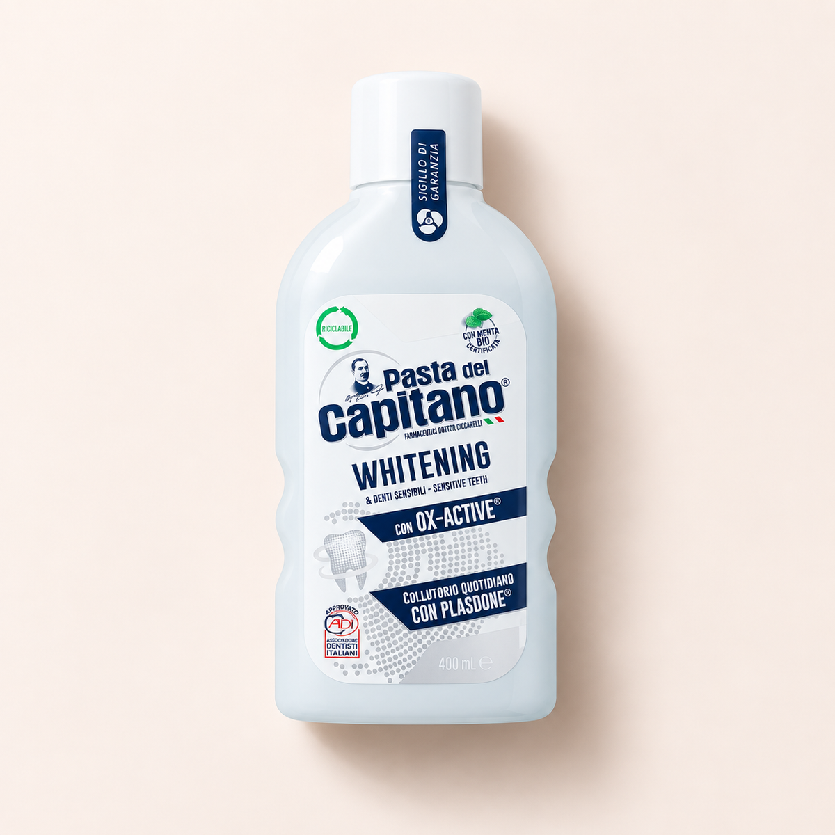 Pasta Del Capitano Whitening Ústní voda 400 ml – MrRizz