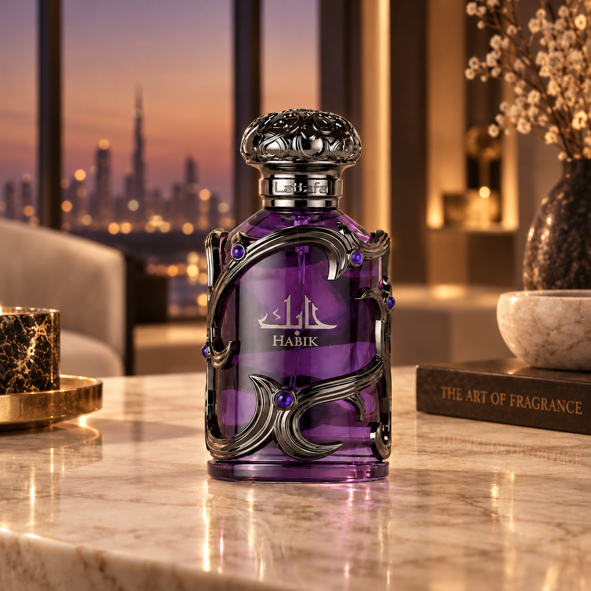Lattafa Habik EDP 100 ml – produkt v prostředí