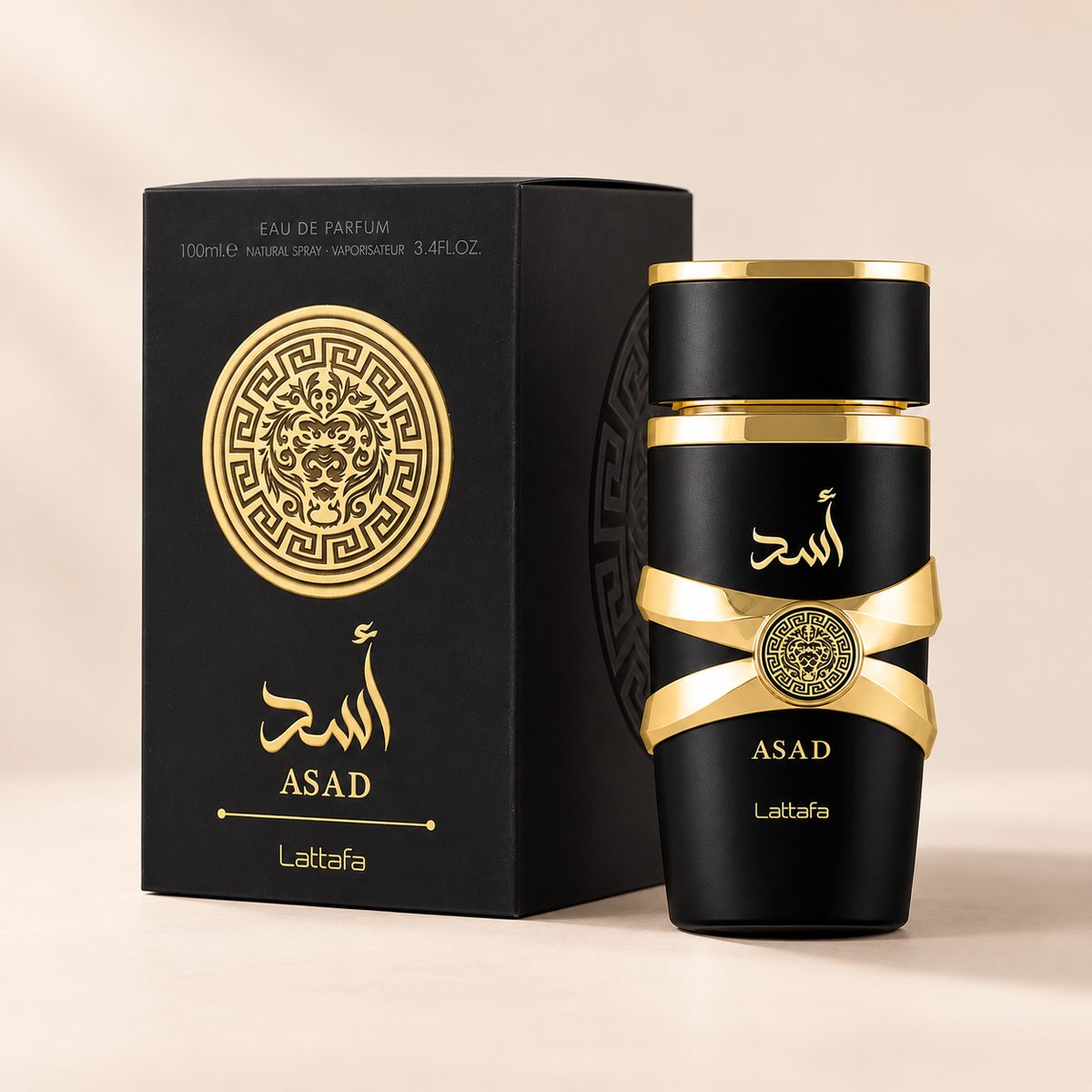 Lattafa Asad EDP 100 ml – produkt a balení