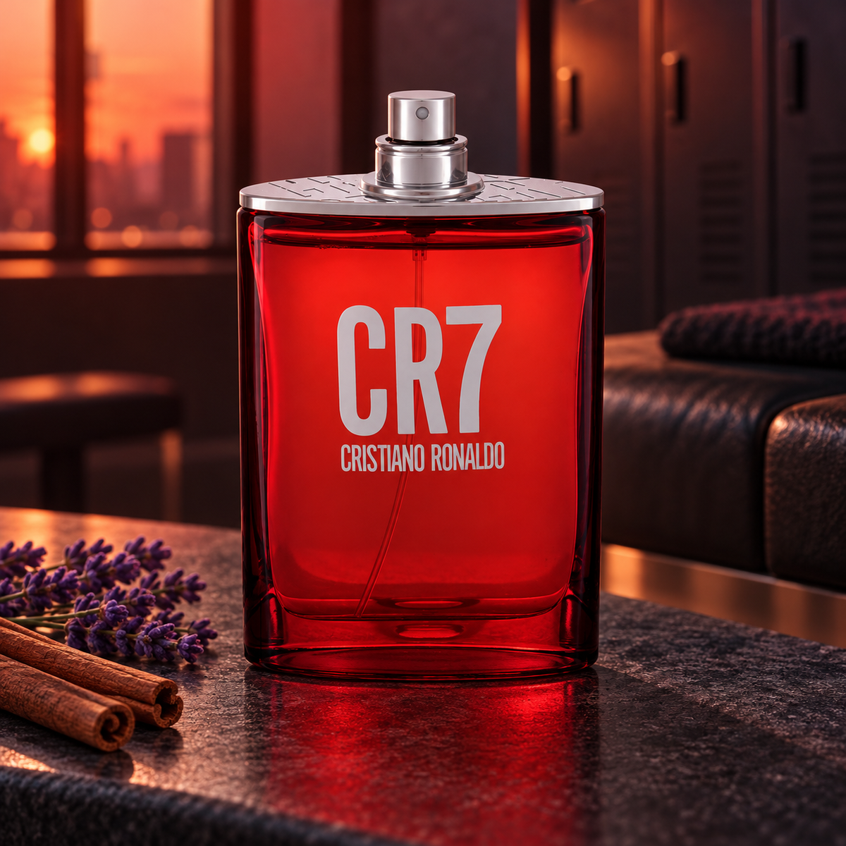 Cristiano Ronaldo CR7 EDT 100 ml – produkt v prostředí