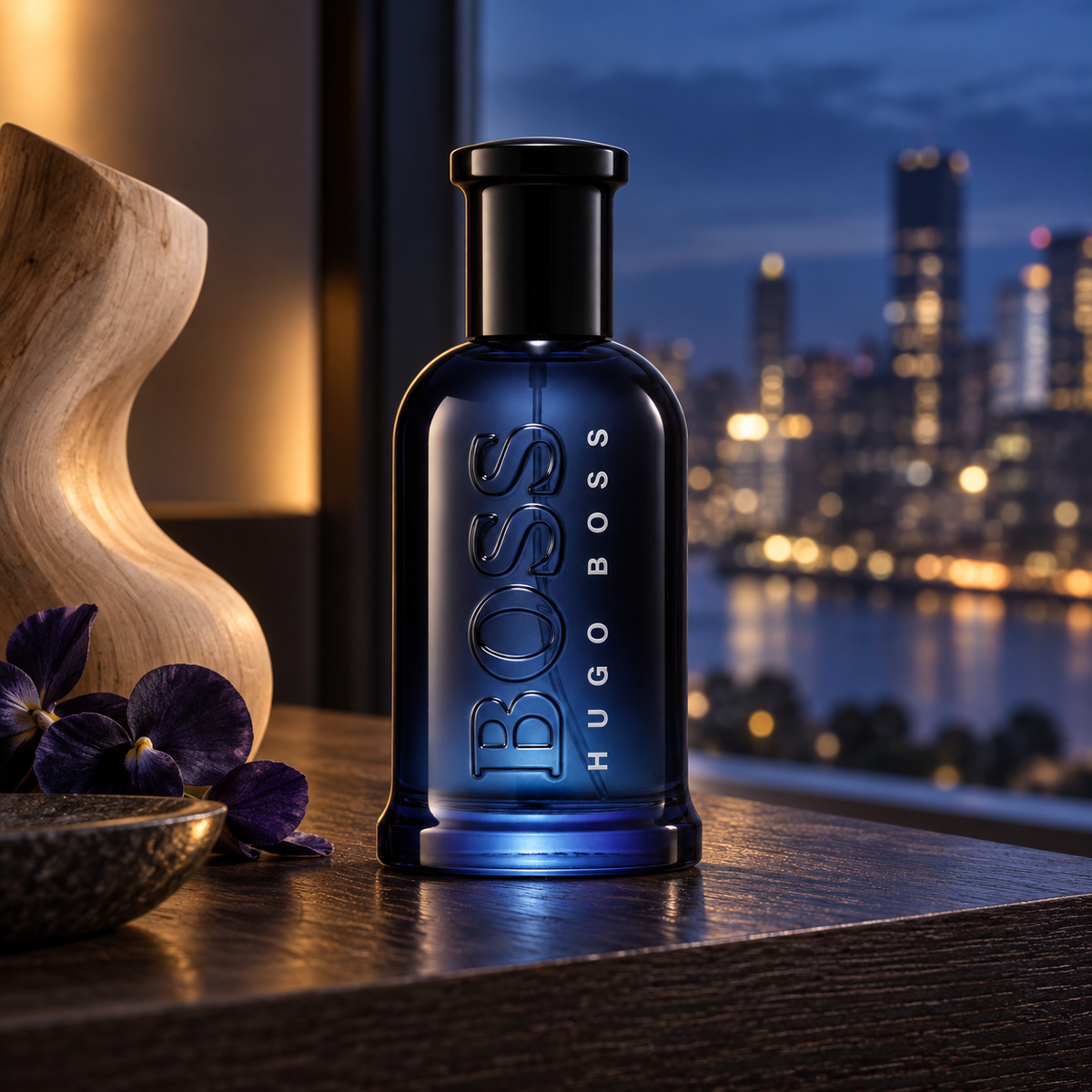 HUGO BOSS Boss Bottled Night EDT 200 ml – produkt v prostředí