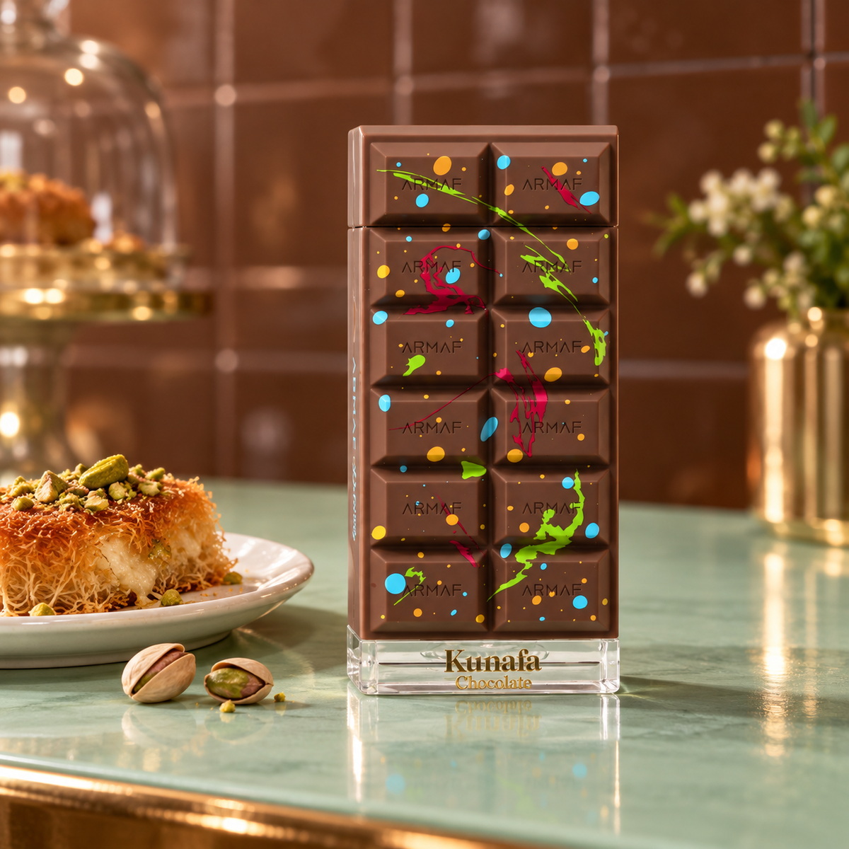 Armaf Kunafa Chocolate 70 ml – produkt v prostředí