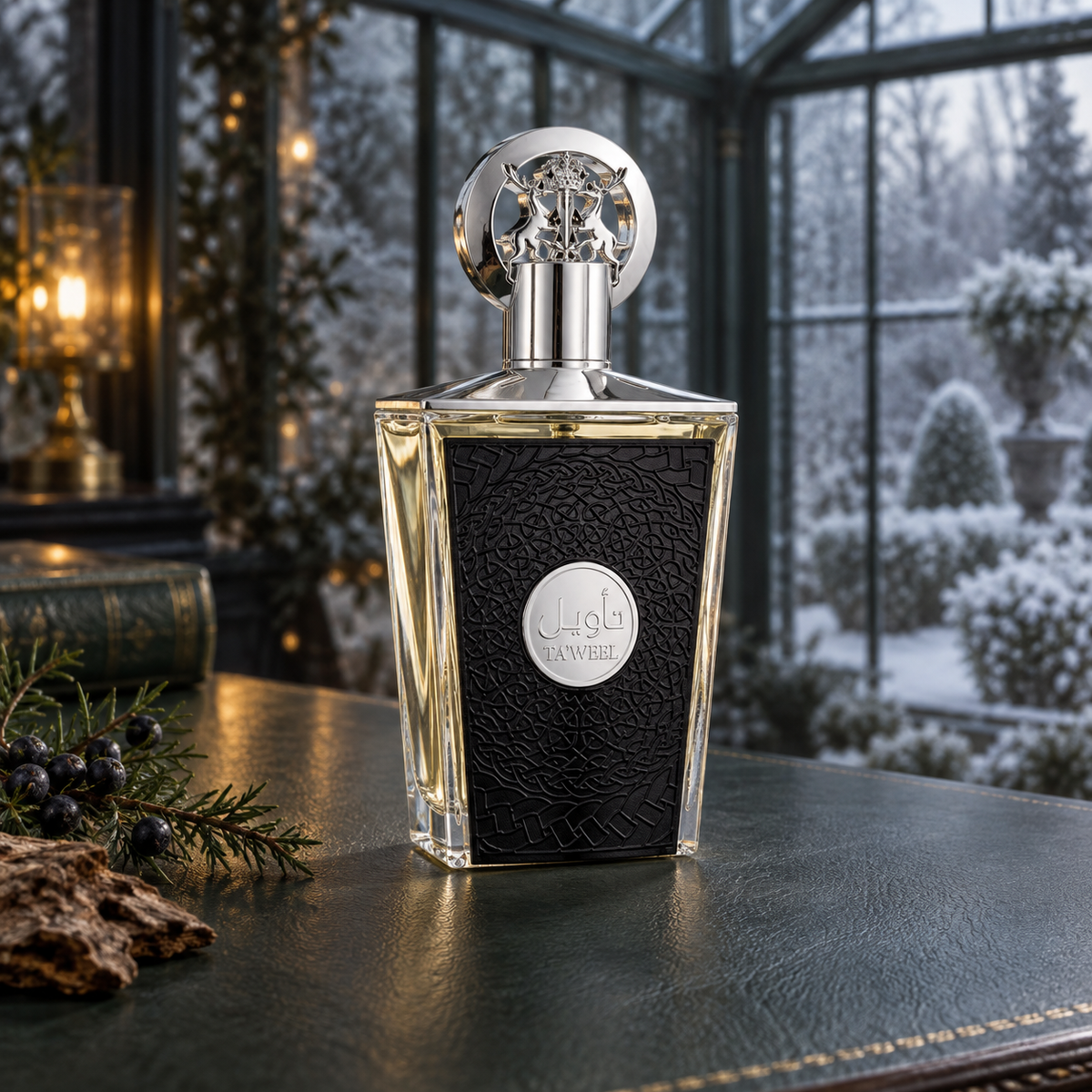 Lattafa Ta'weel EDP 100 ml – produkt v prostředí