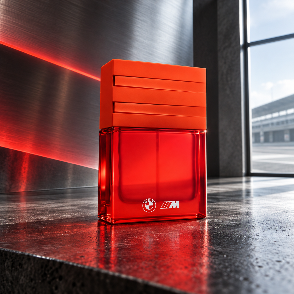 BMW M 2025 EDT 100 ml – produkt v prostředí